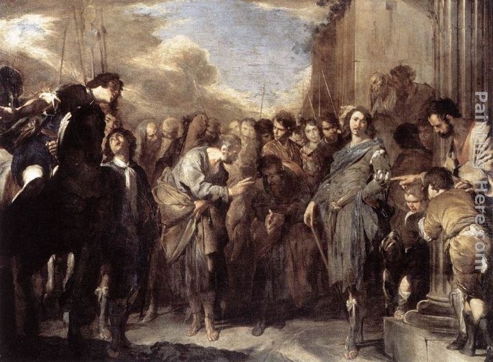 Bernardo Cavallino St Peter and Cornelius the Centurion